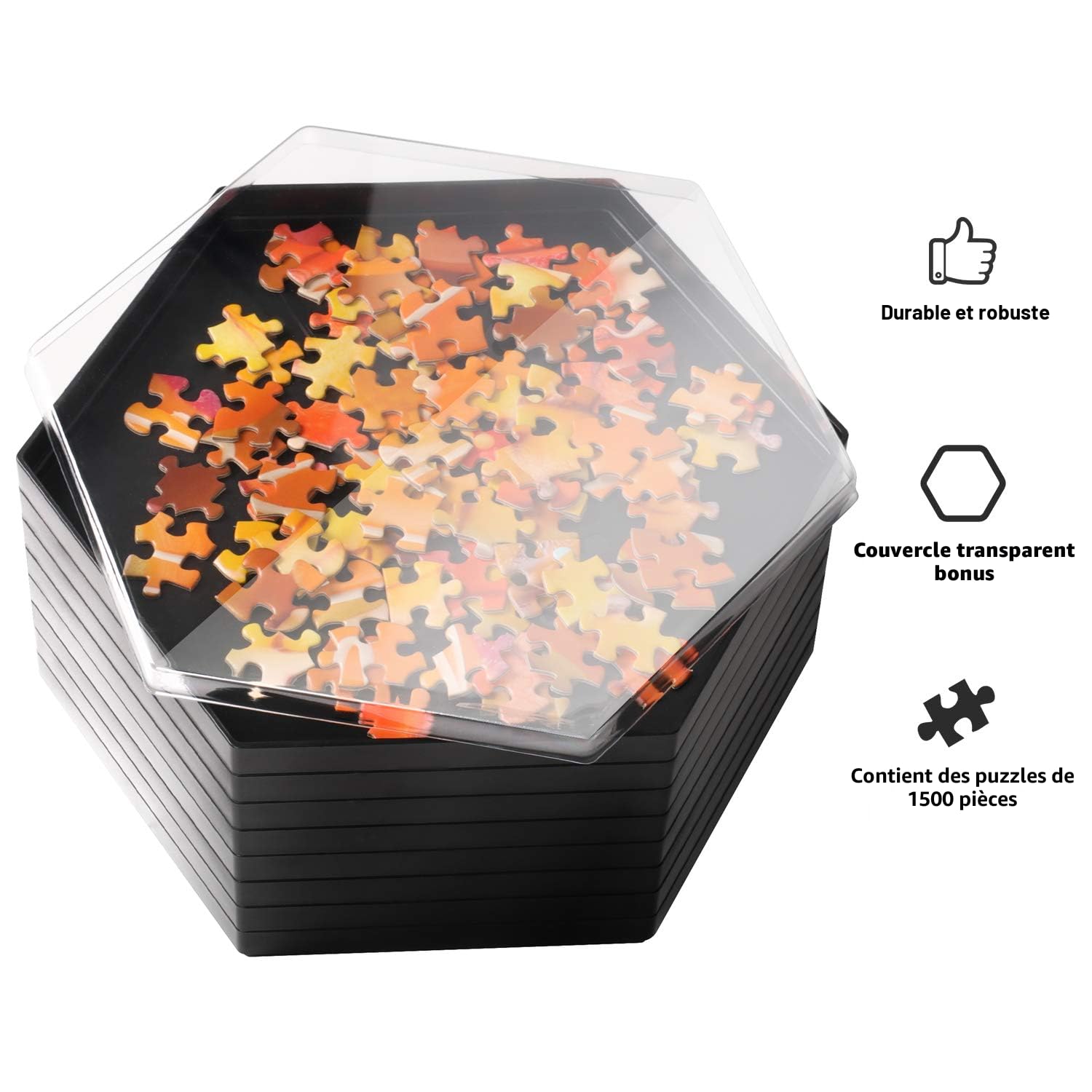 Plateaux de tri empilables avec couvercle - Modèle d'Impression 3D