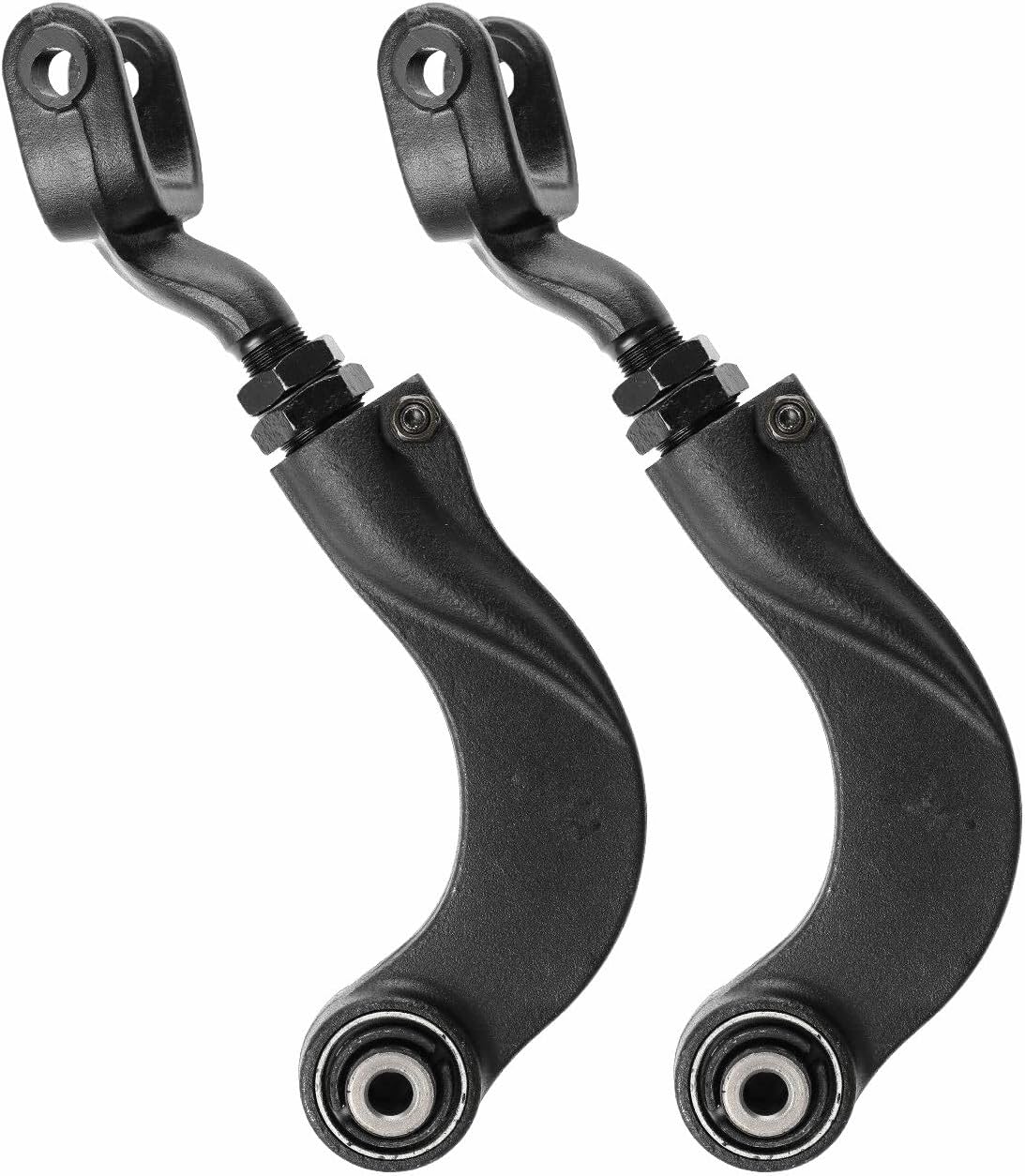 Set of 2 Rear Adjustable Camber Arms Kit Compatible with Toyota Camry Avalon Corolla Lexus ES350 ES300h 2018-2020 Range: -2°to+2.2°