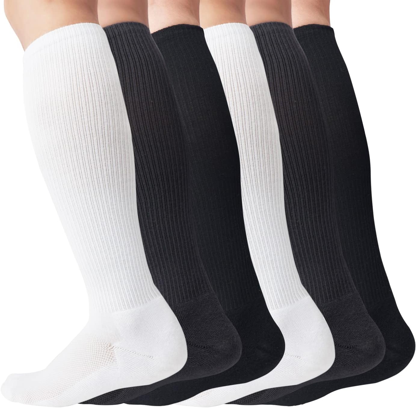 Chaussettes de sport à compression à mollet large Love Print