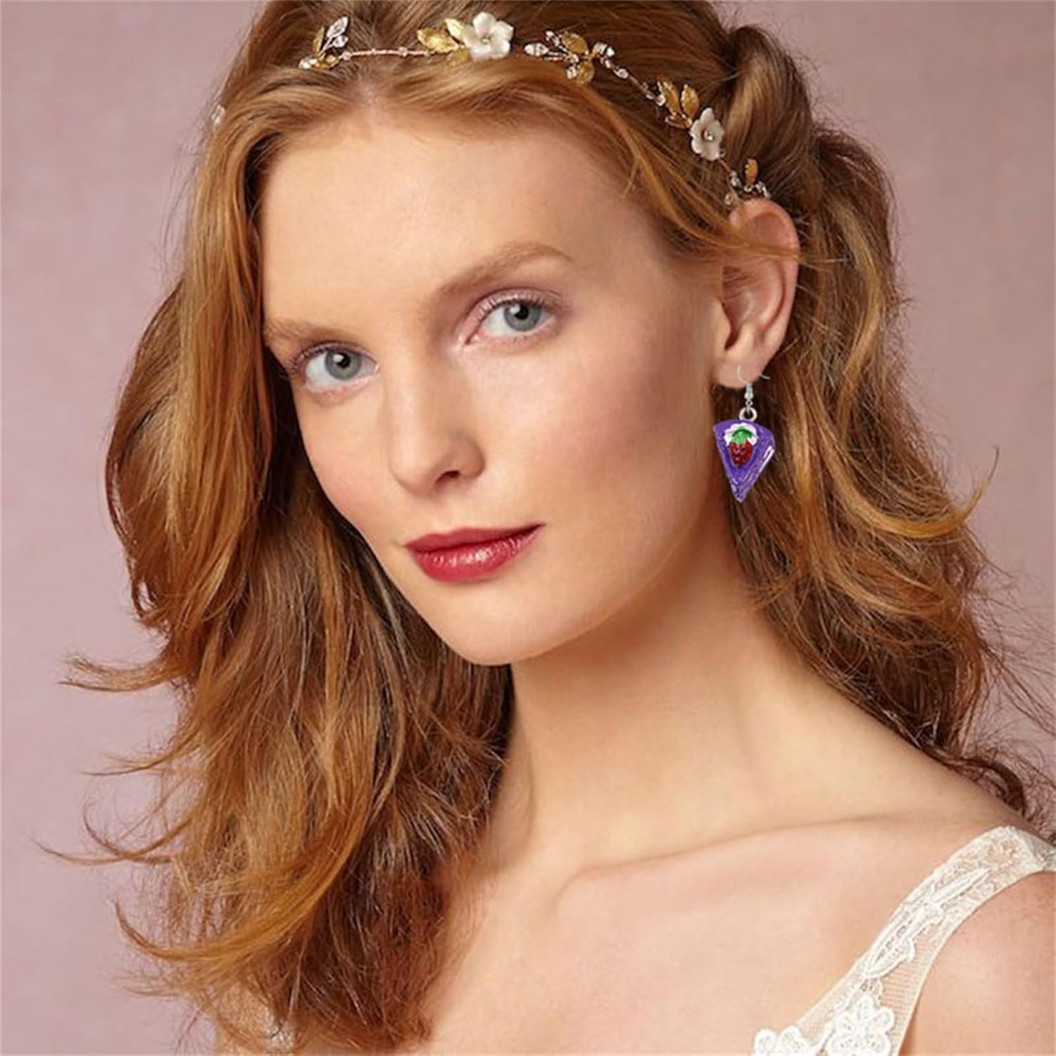 3D 6 Pairs Food Earrings Set for Women Creative Resin Simulation Bread cake Drop Earrings Handmade Funny Kawaii Chic Donut Statement Dangle Earrings Jewelry Gifts - Image 3