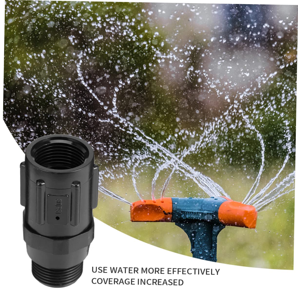 Regolatore di Pressione Irrigazione Goccia 30 Psi Nero Plastico