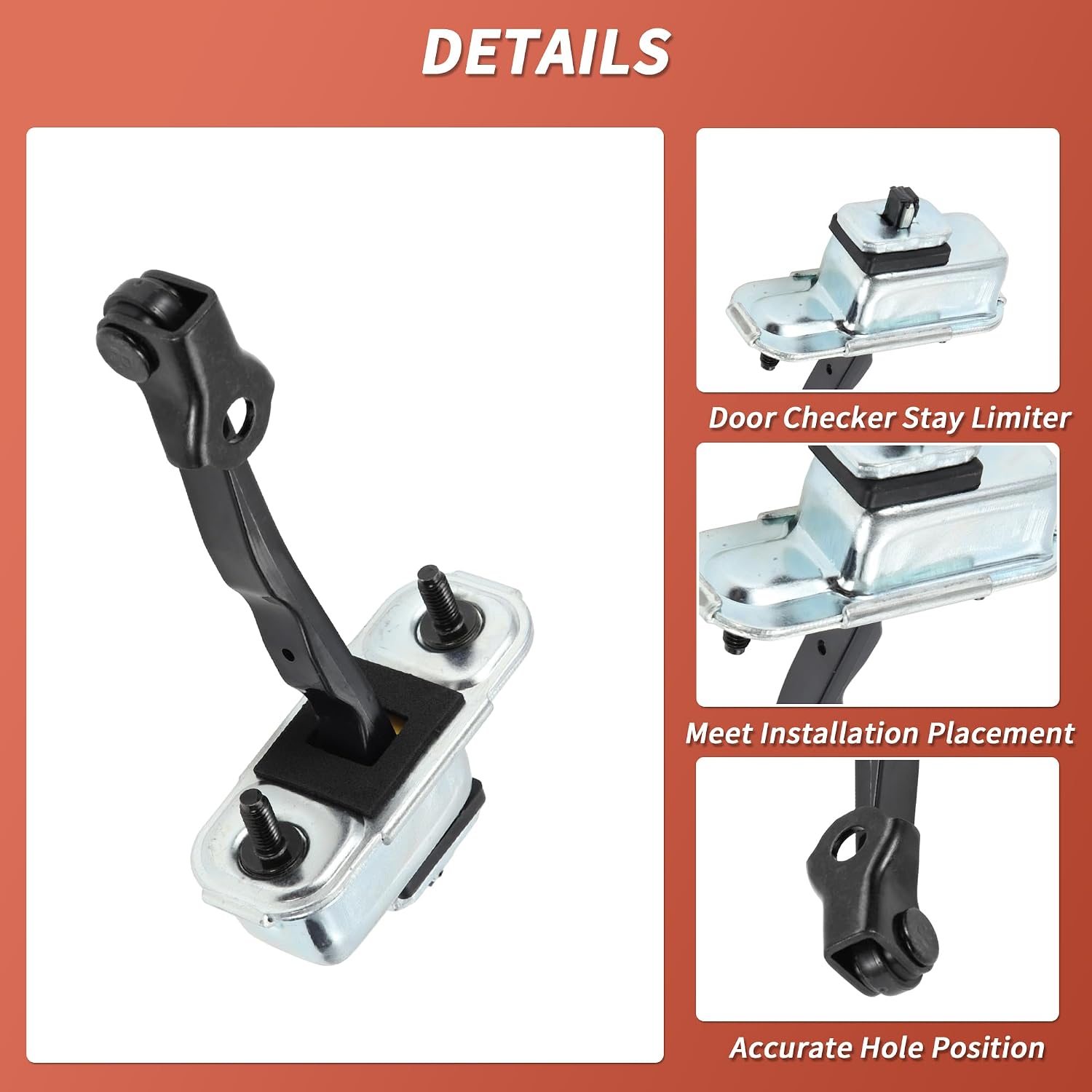 No.79380F0000/79380-F0000 Front Left Door Check Strap for Hyundai Elantra 2016-2020 Door Hinge Stop Stopper Limiter 1 Pcs