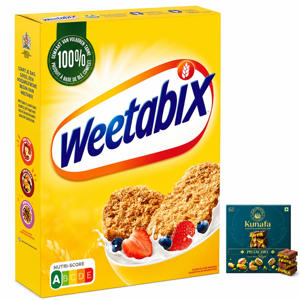 Weetabix Muesli Original – Cereal de desayuno de grano entero, 430 g