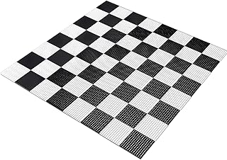 7.9*7.9ft Giant Chess Board, Chess Not Included, Plastic Giant Mat for Outdoor Yard Lawn Games, Compatible with 25 Inch 37 Inch 49 Inch Chess Sets and 10 Inch Checkers