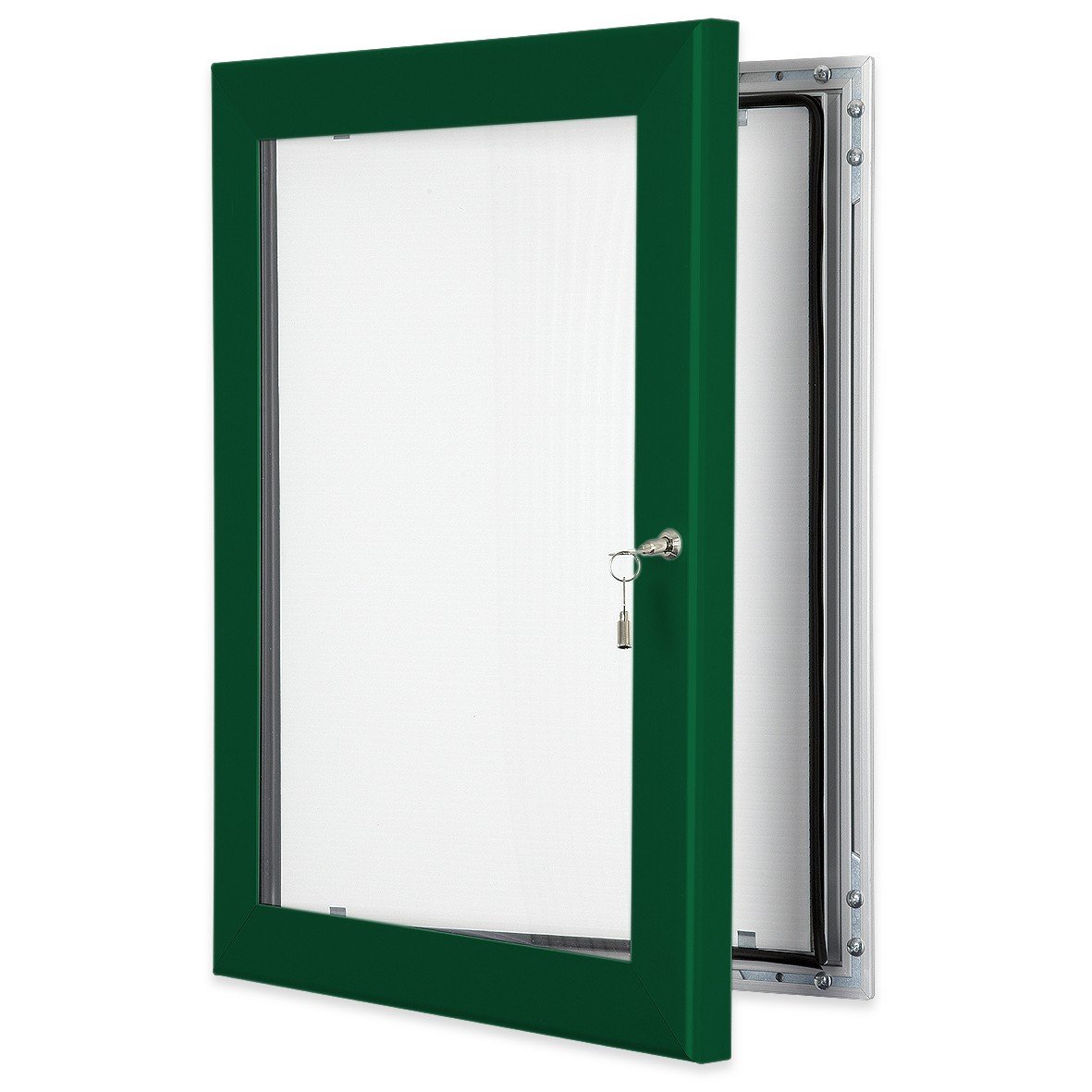 Poster Case Notice Boards - Outdoor Lockable - Moss Green - 700mm x 500mm