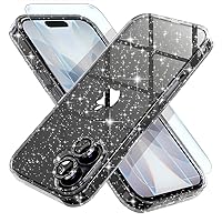 Vista 54 de Choiche, funda para iPhone 14 de mujer, brillante, protección de grado militar, 2 cubiertas de lentes de cámara Diamond, 2 protectores de vidrio