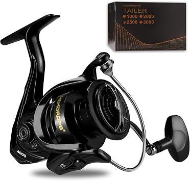 Fishdrops Spinning Fishing Reels Ultra Lightweight Carved Aluminum Spool Reels Affordable Smooth Spinning Reels