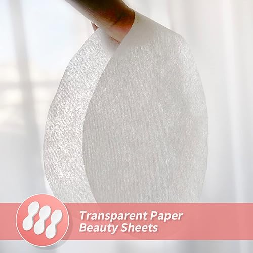 Miniatura 3 de MoyRetty Máscara desechable de algodón para el cuidado de los ojos, cubiertas faciales para el cuidado de la piel, papel de spa, hoja de papel