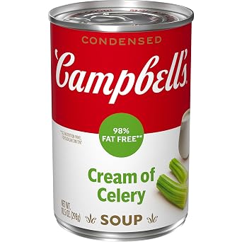 Campbells Condensed 98% Fat Free Cream of Celery Soup, 10.5 Ounce Can