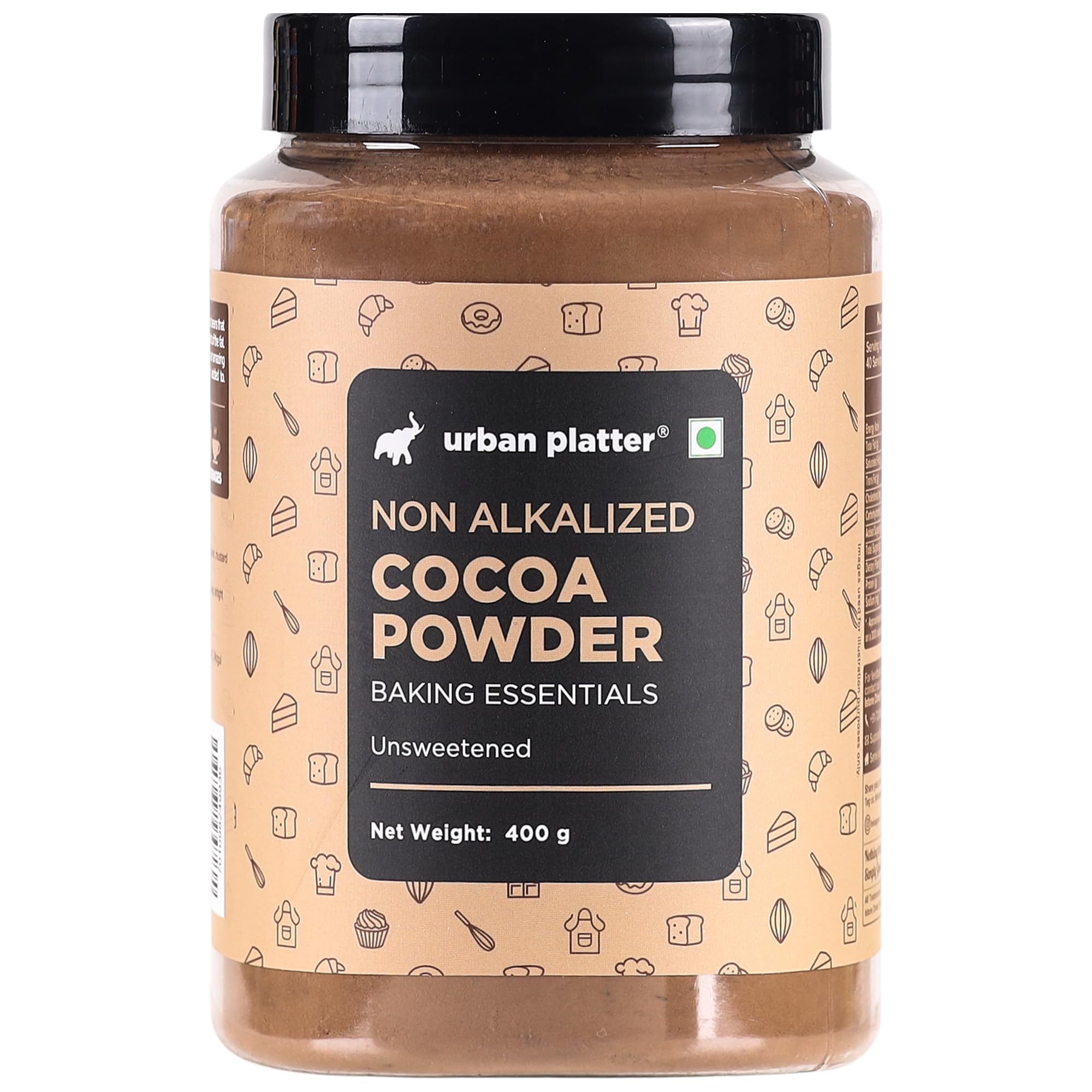 Urban Platter Natural Unsweetened Cocoa Powder, 400g (B07GDCJJ9Y) Amazon Price History, Amazon Price Tracker