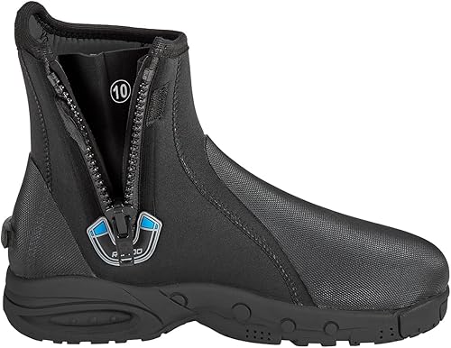 Miniatura 3 de Phantom Aquatics Rapido Boutique Collection Propel - Botas de neopreno de 0.236 in con cremallera y suela dura, botas de pesca para buceo, suela de