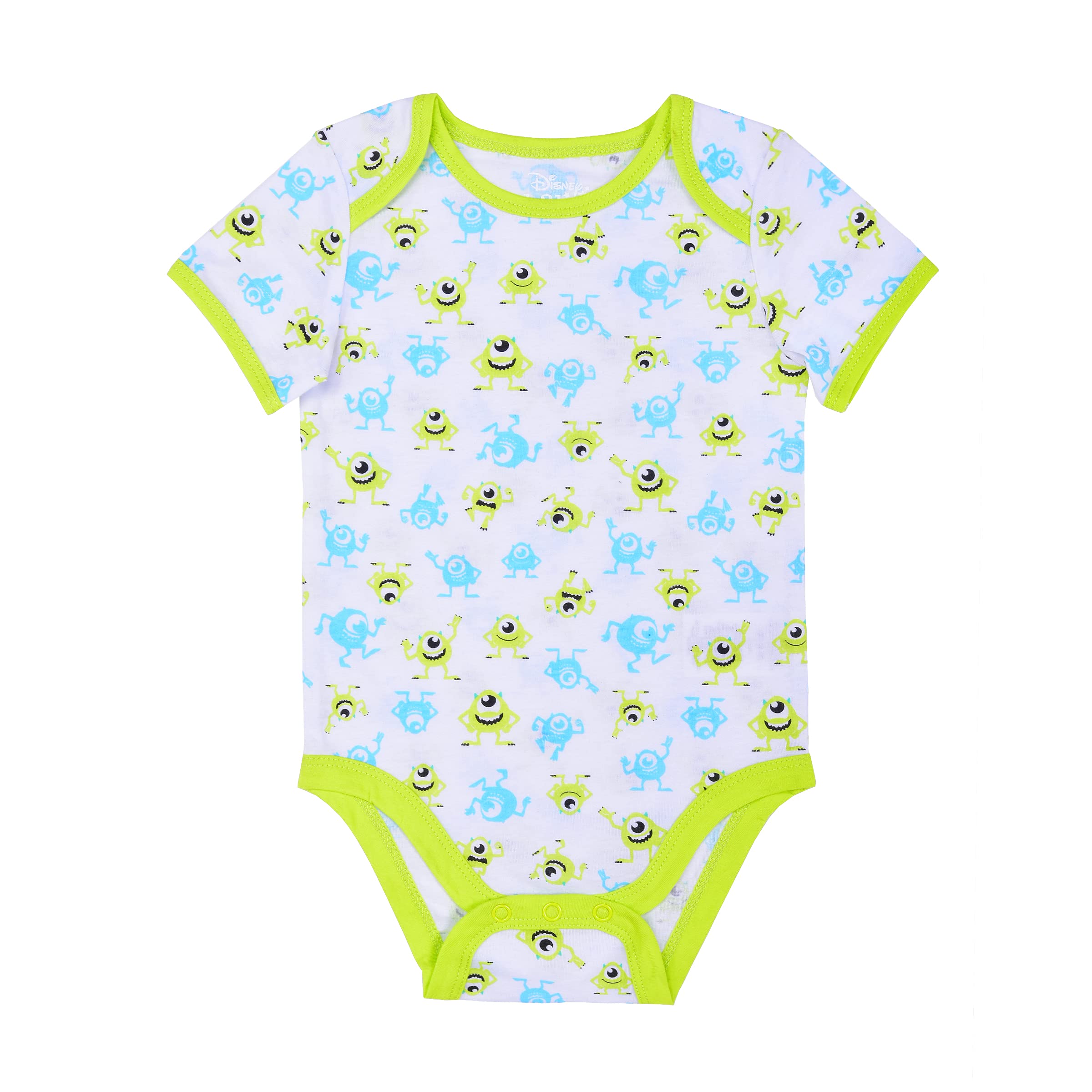 Disney Baby Boys' Monster Inc. Mike body i śliniak (3 sztuki)