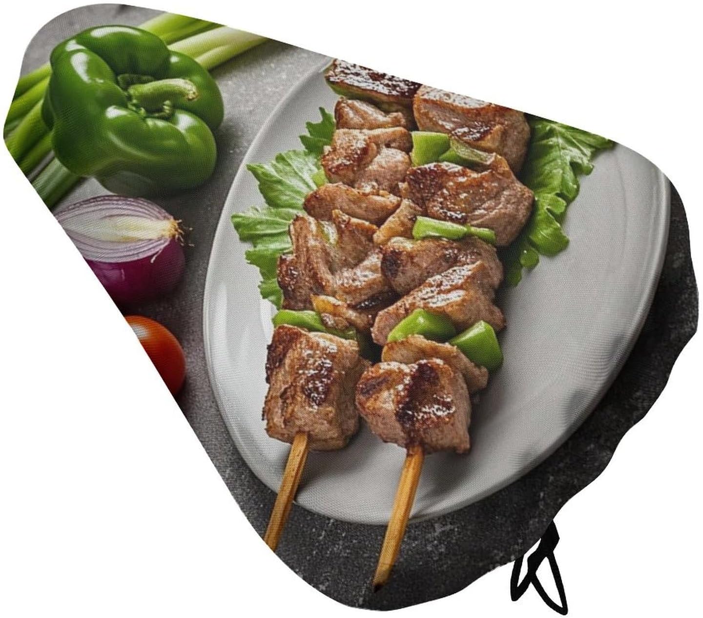 BBQ Türkiye Bike Seat Cover Water-Repellent Exercise Bike Seat Cushion Bicycle Saddle Cover with Drawstring Rain Snow Dust Covers for City Mountain Road Biking