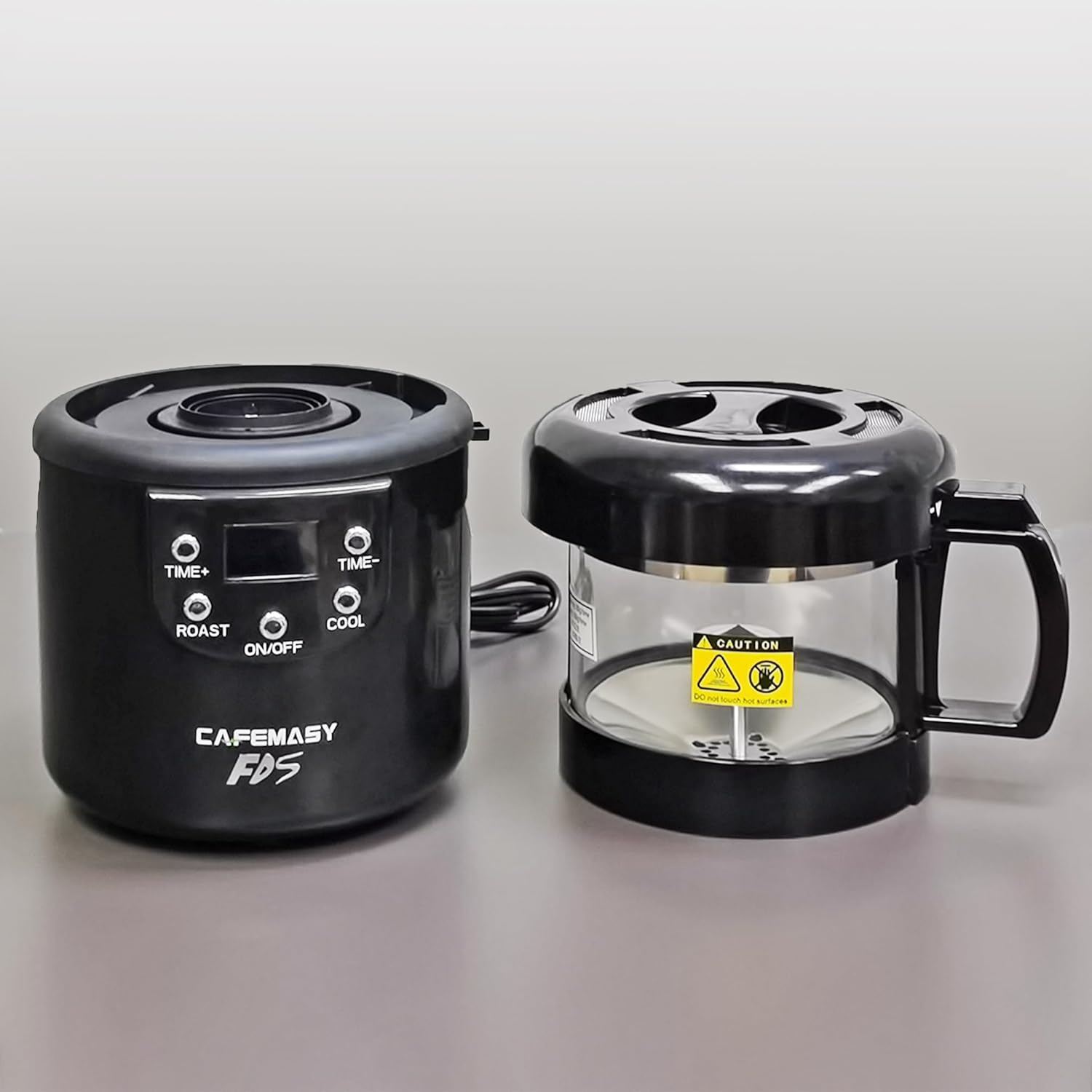 FixtureDisplays® Automatic Coffee Bean Roaster 7.5 X 6 X 10.6" 4.5 lbs, 3 Scoops 100 Grams 15769-2D