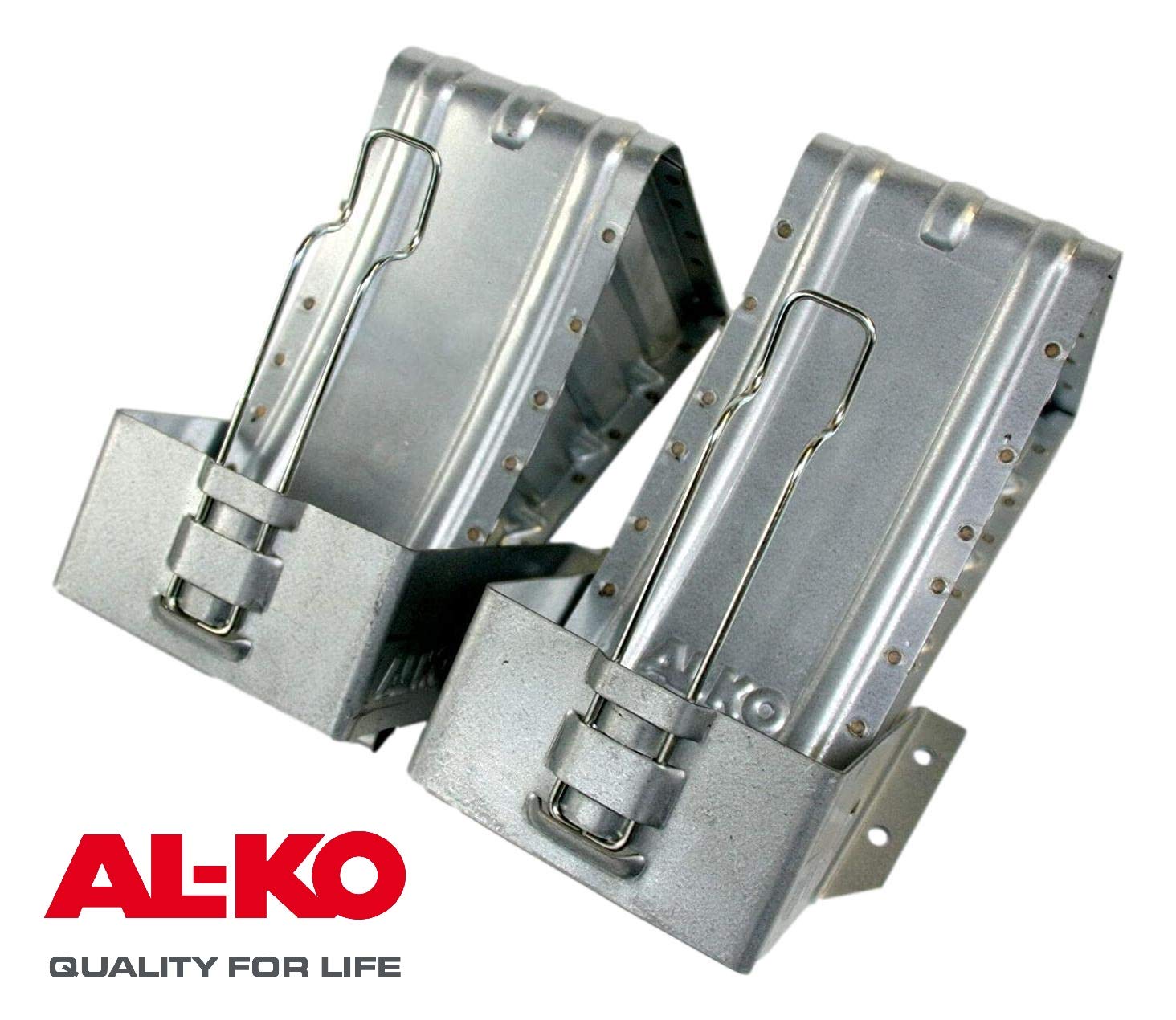 p4U AL-KO kliny pod koła + uchwyt para stopek ocynkowanych 1600 kg 120 mm szerokości UK 36 Alko 243.373 244373 244.376 244376