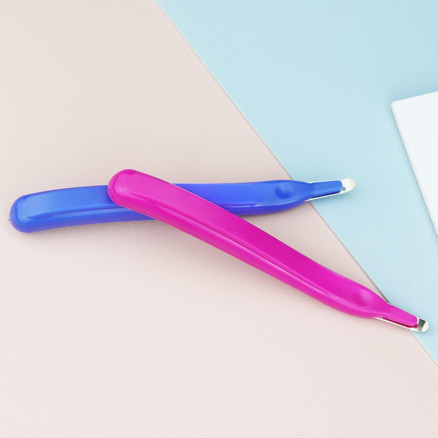 ZZTX 3 PCS Professional Magnetic Staple Remover Puller Rubberized Staples Remover Staple Removal Tool for School Office Home(Blue, Rose, Green) : Everything Else