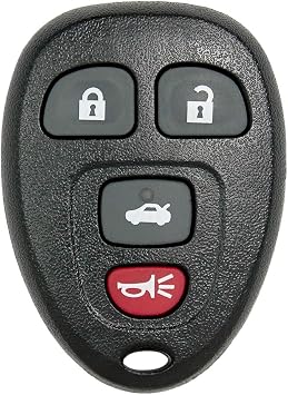 Keyless2Go Replacement for New Keyless Entry Remote Car Key Fob for Select Malibu Cobalt Lacrosse Grand Prix G5 G6 Models That use 15252034 KOBGT04A Remote