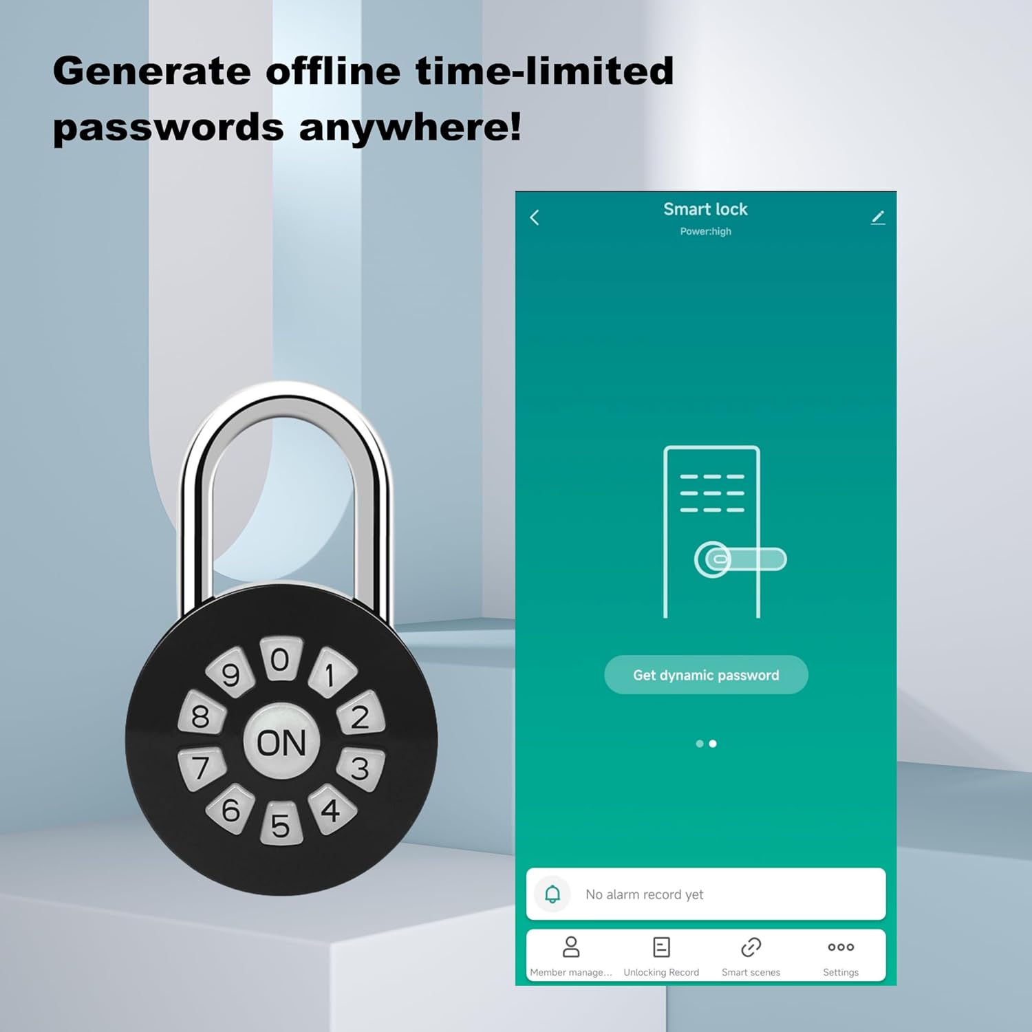 Generating offline time-limited passwords on the app