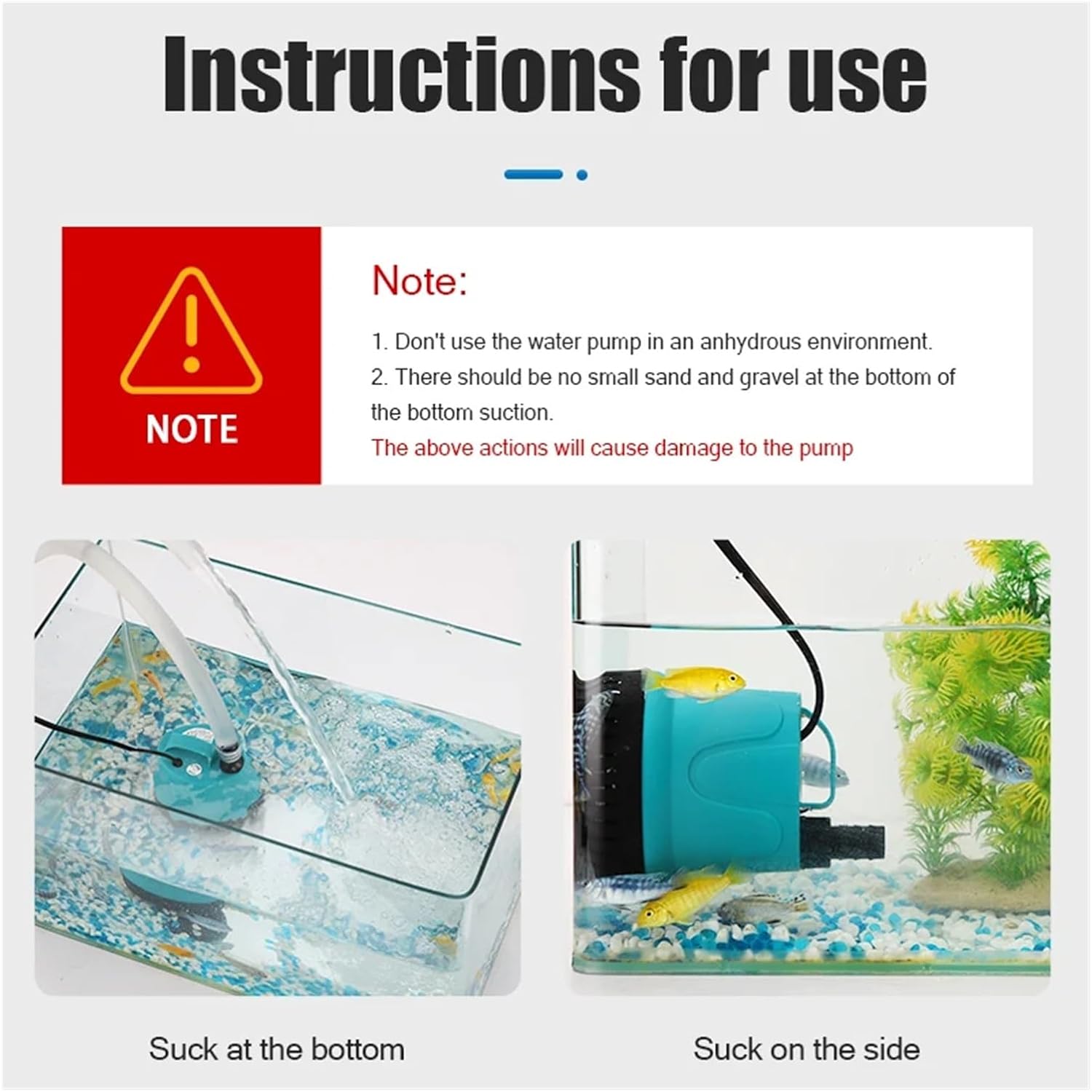 Ultra-quiet submersible circulation pump Bottom Suction Water Pump Aquarium 220V-240V Submersible Pumps For Cycle And Pumping(18W 800LH)