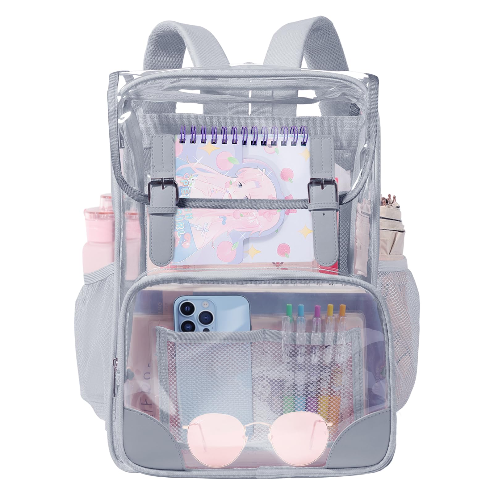 Clear Backpack Heavy Duty Thickened PVC Transparent Backpack, School Backpack For Girls And Boys/Kids