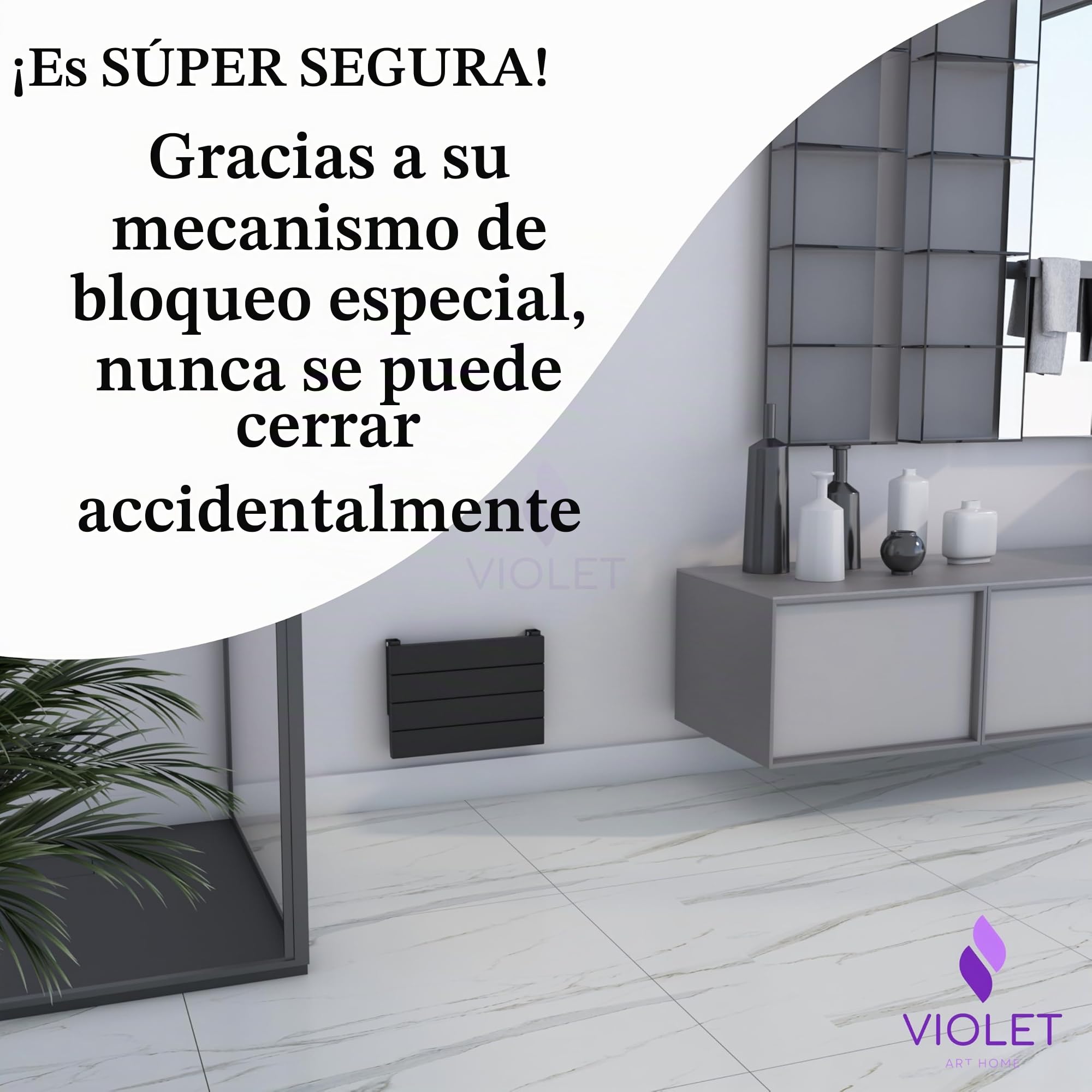 Asiento de ducha plegable de madera de teca natural, banco de ducha plegable, taburete de ducha plegable montado en la pared, asiento de ducha interior para personas mayores, discapacitadas