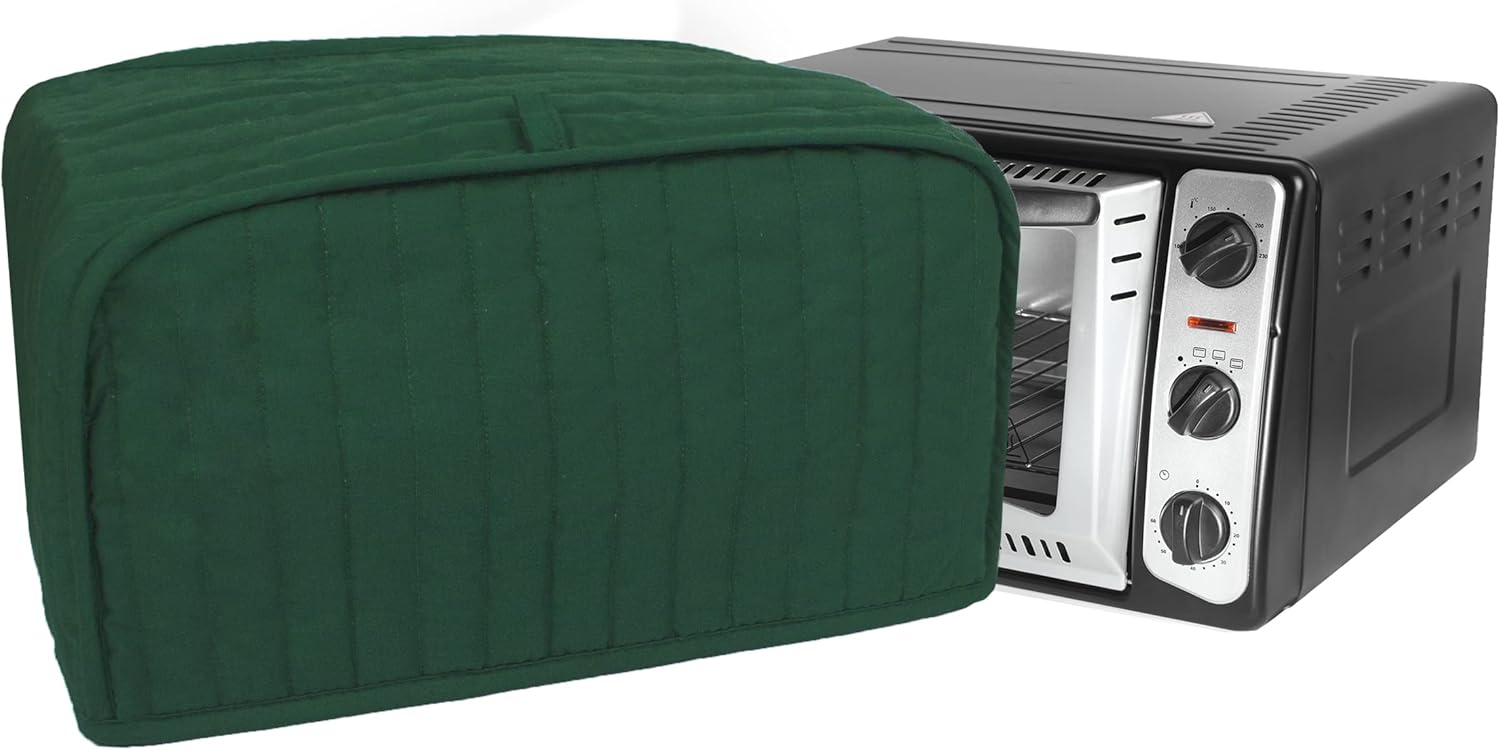 Ritz Toaster Oven Cover, Dark Green Kitchen Storage And