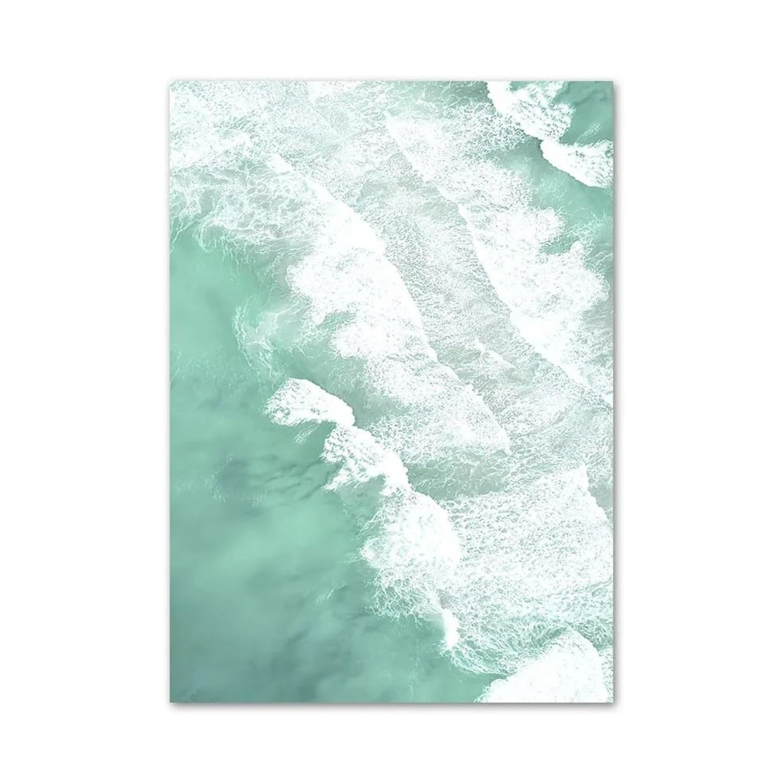 BYAMBD Aesthetic Pictures Fashion Landscape Summer Coastal Ocean Surf Wall Art Aesthetics Print Canvas Painting Posters For Living Room Modern Home Decor(J,30x40cm)