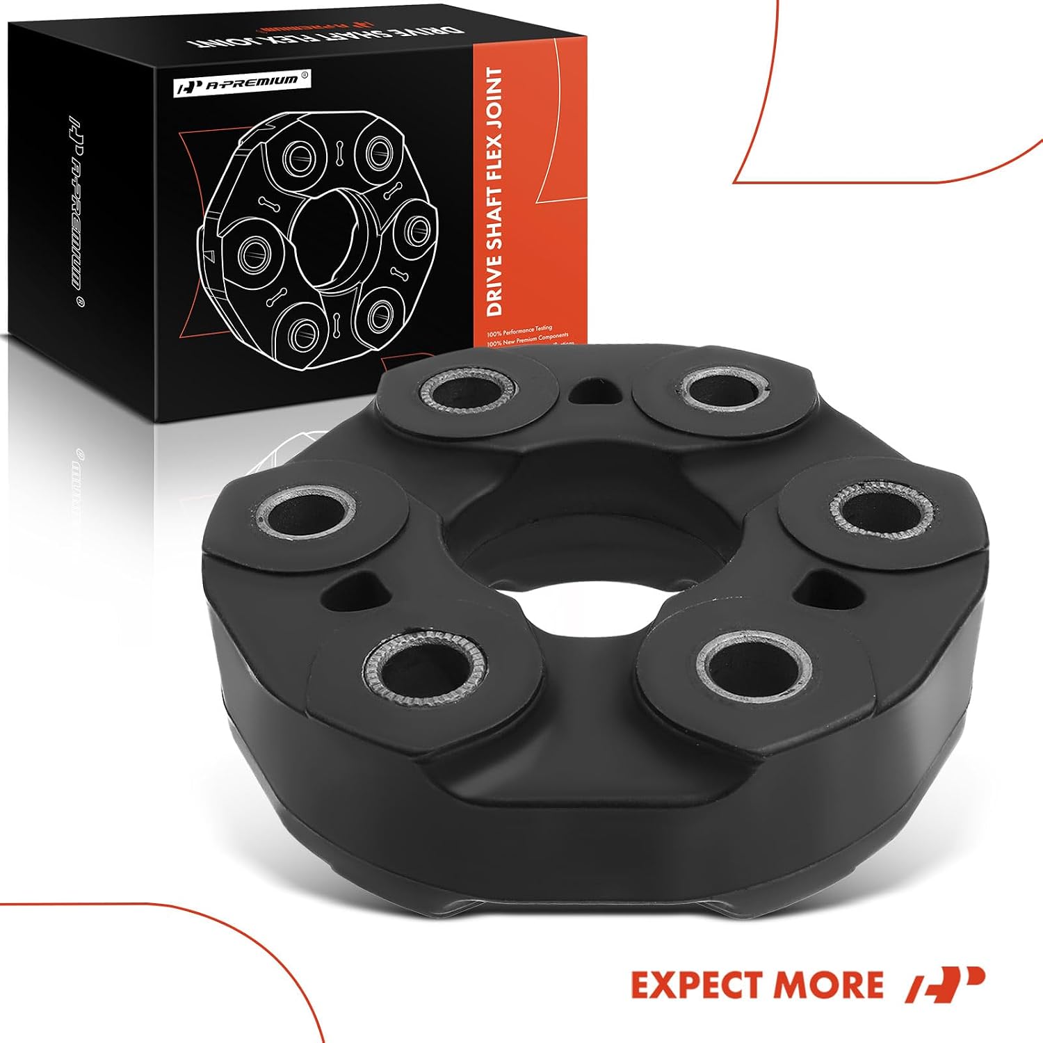 A-Premium Drive Shaft Coupler Flex Joint Compatible with BMW | for E39 525d 2000-2004 E46 E34 E38, Replace# 26111229065, 26111227690, Propshaft Coupling Without accessory
