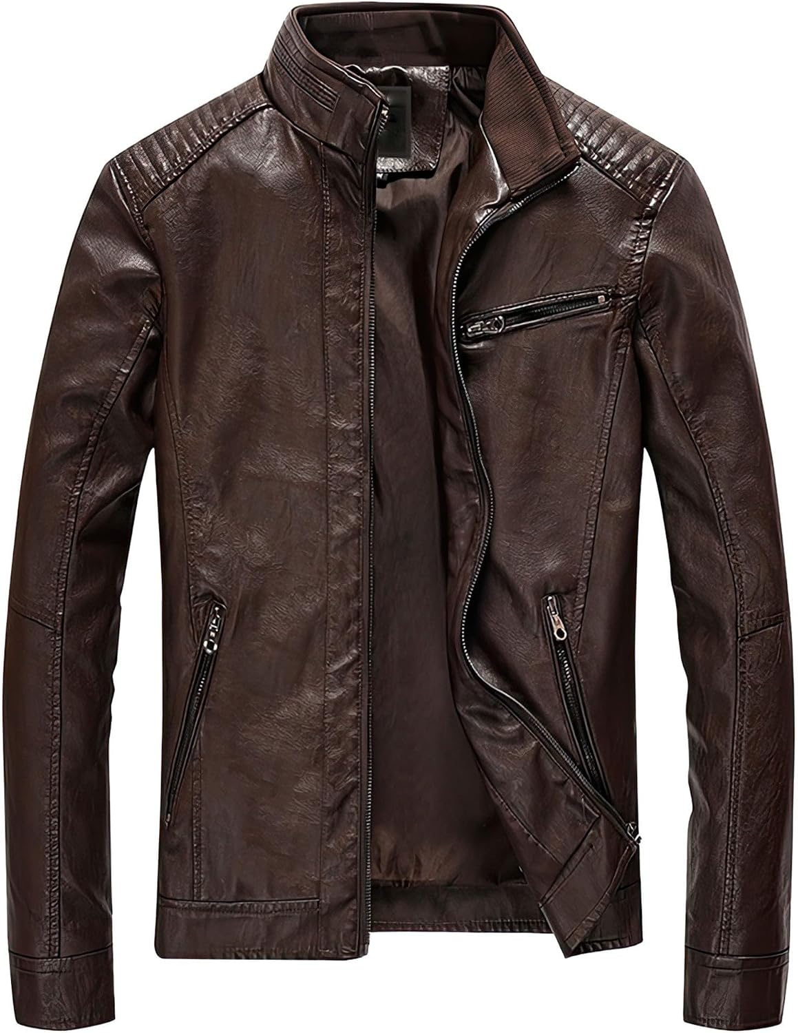 Mens Motorcycle Leather Jacket Thicken Male Coats Clothing Warm Mens Streetwear Pilot Genuine Leather Jacket