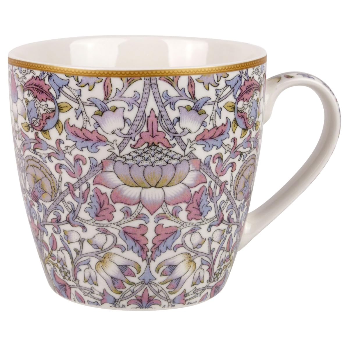 The Leonardo Collection William Morris Lodden Design China Breakfast Mug/Cup, Colour 2, 10 cm x 9.7 cm - Image 2