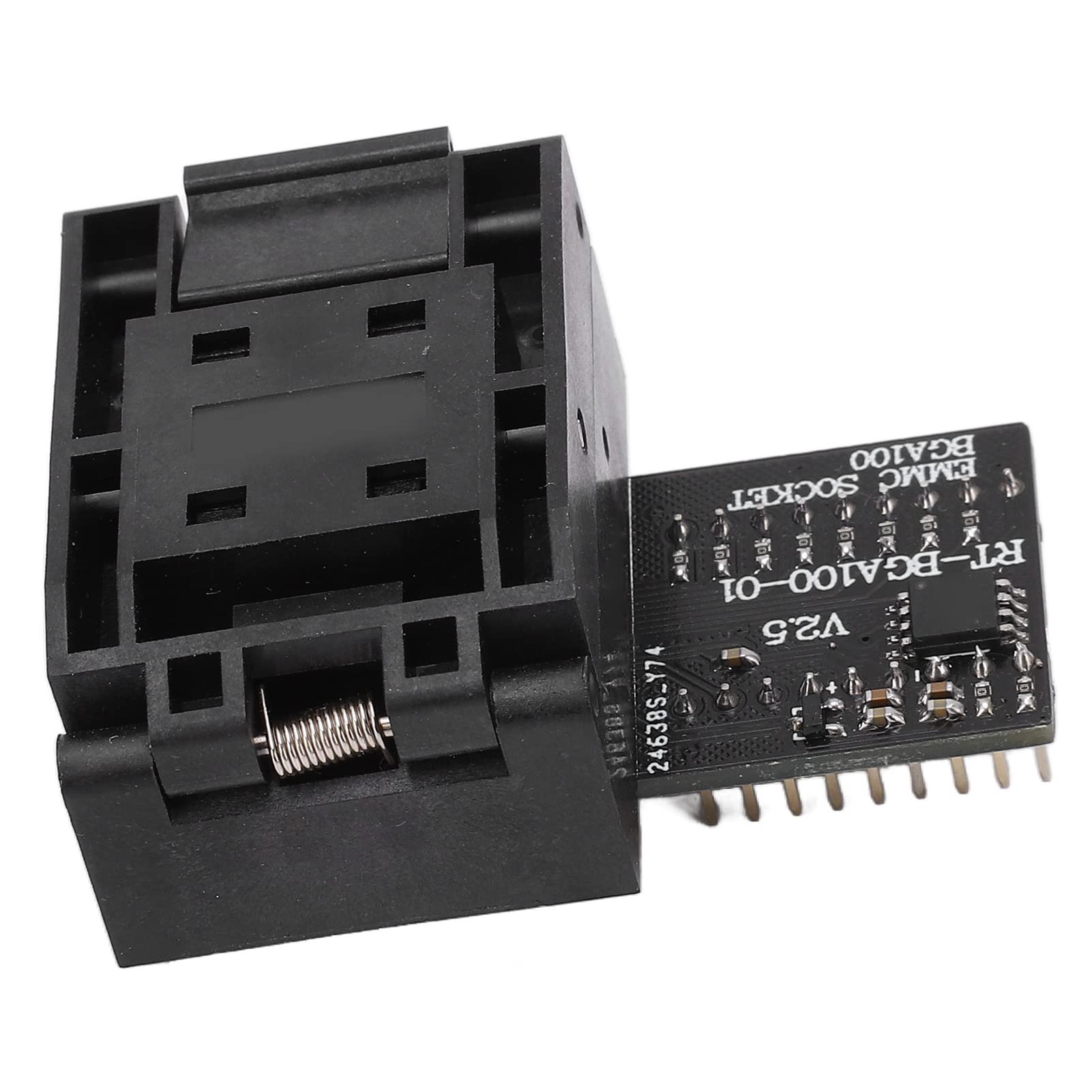 Jeanoko Presa EMMC, protezione da sovracorrente parallela ad alta velocità, controllare accuratamente facile da usare BGA100 affidabile Burn in Socket Adapter per navigazione auto