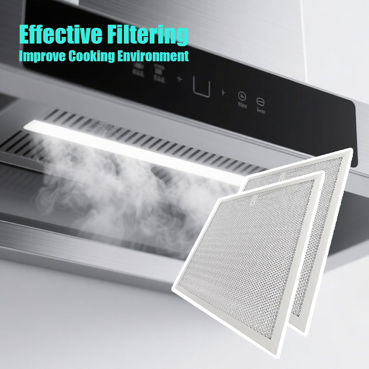 S99010467 Range Grease Hood Filter Fit for Broan Nutone, Replace 99010467, 2 Pack