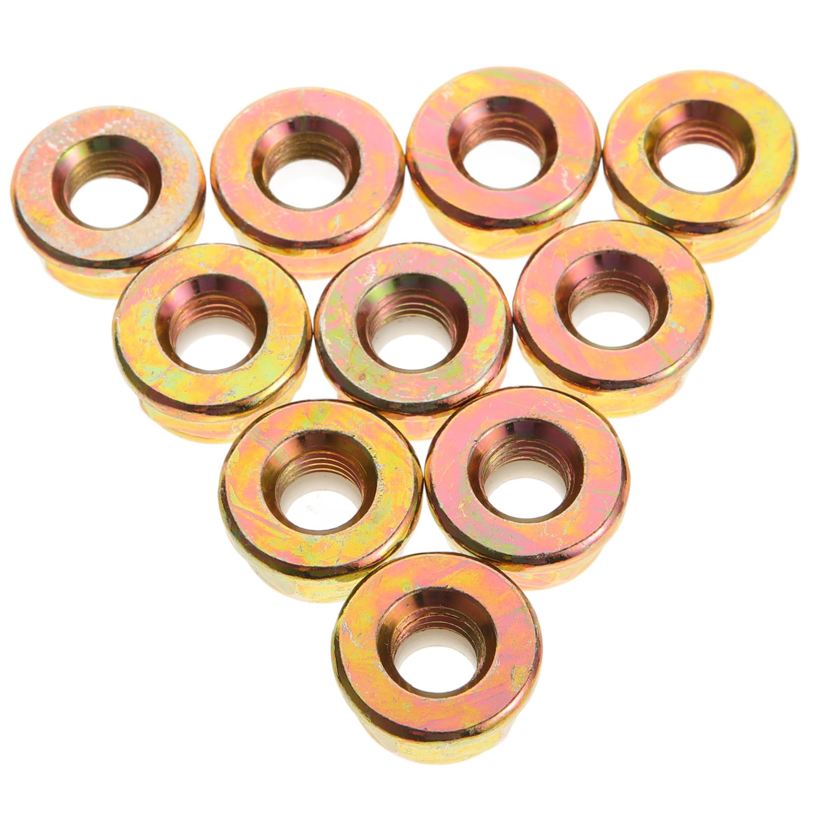 Kisangel 40piezas Tuercas De Eje para Cortacésped Accesorios para Desbrozadora y Cortacésped Instalación para Máquinas De Jardinería