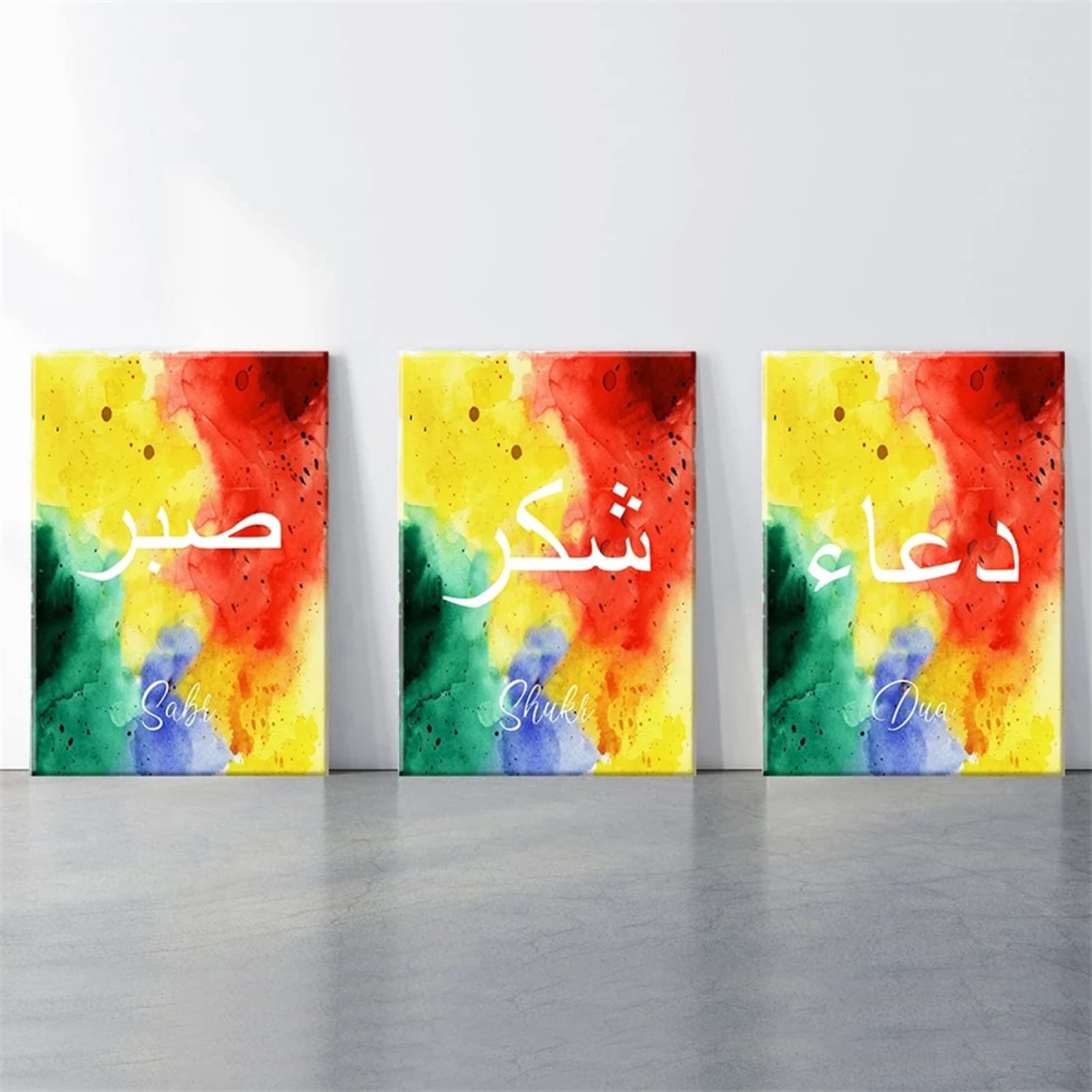 5D Diamond Painting Kits Completo, 3 Pezzi Struttura Astratta Dell'Acquerello 35x45cm Fai da Te Pittura Diamante, DIY Strass Ricamo Pittura a Punto Croce Arte Mestiere per Decorazione Parete di Casa