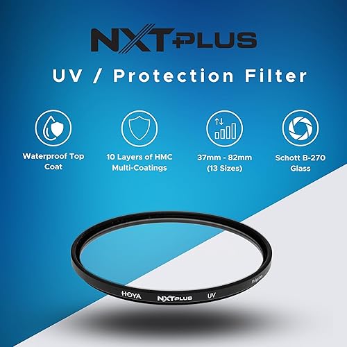 Miniatura 2 de Hoya Filtro de vidrio de marco delgado NXT Plus UV HMC de 2.835in