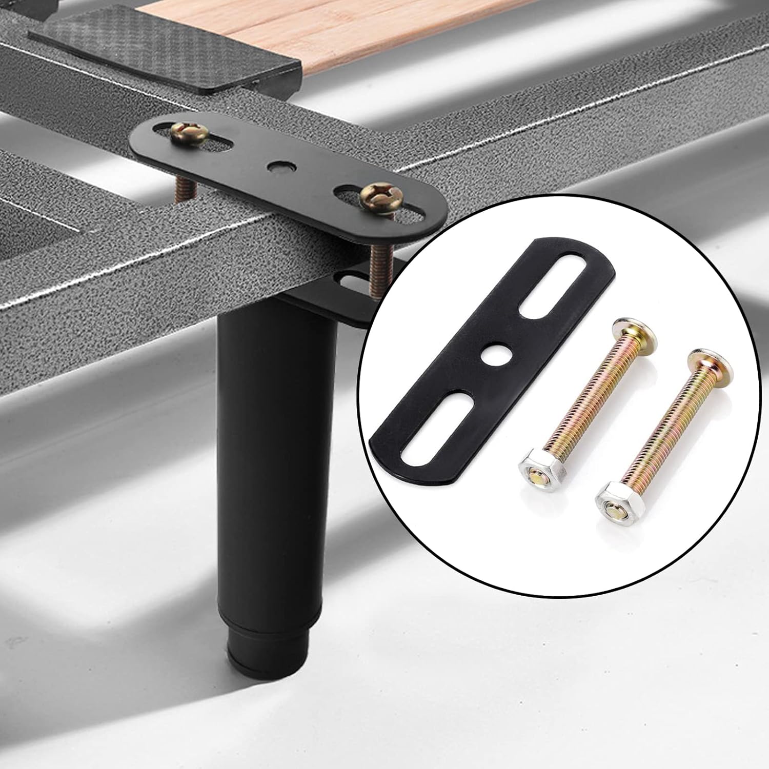 Buy KRIZJUES Bed Support Legs, Metal Bed Legs Replacement, Adjustable