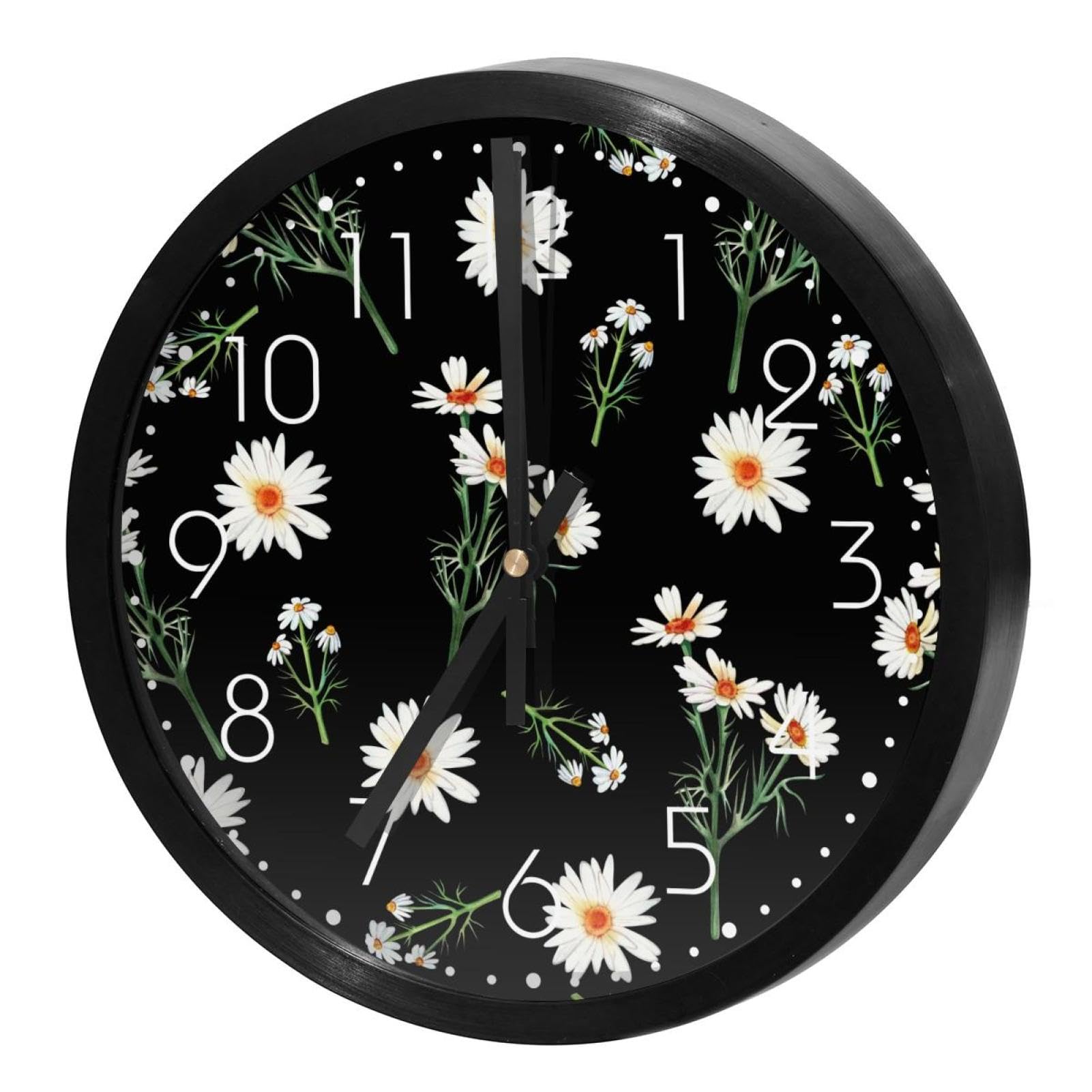 Horloge murale à quartz sans tic-tac pour retrouver le sommeil et la concentration
