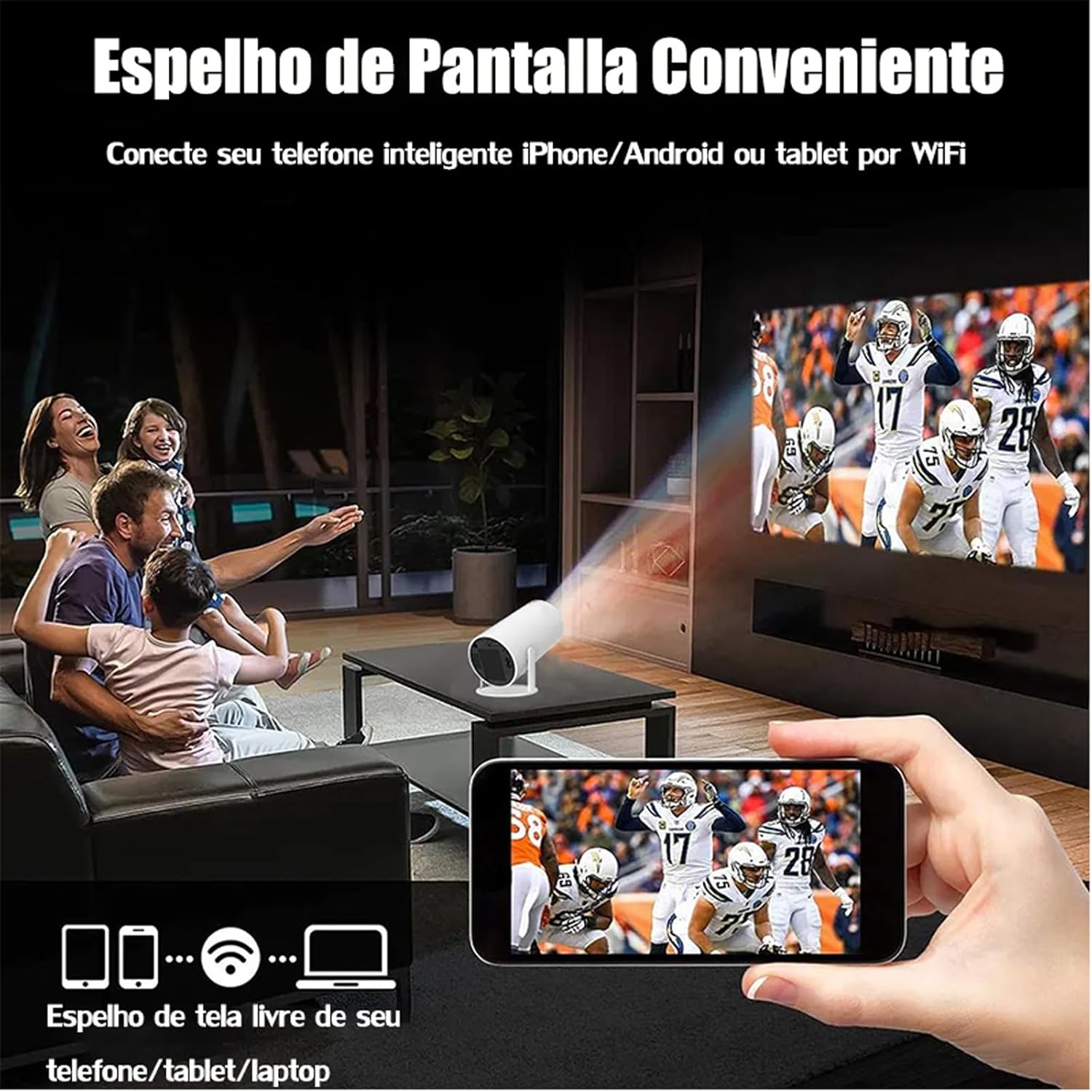 Screen mirroring demonstration