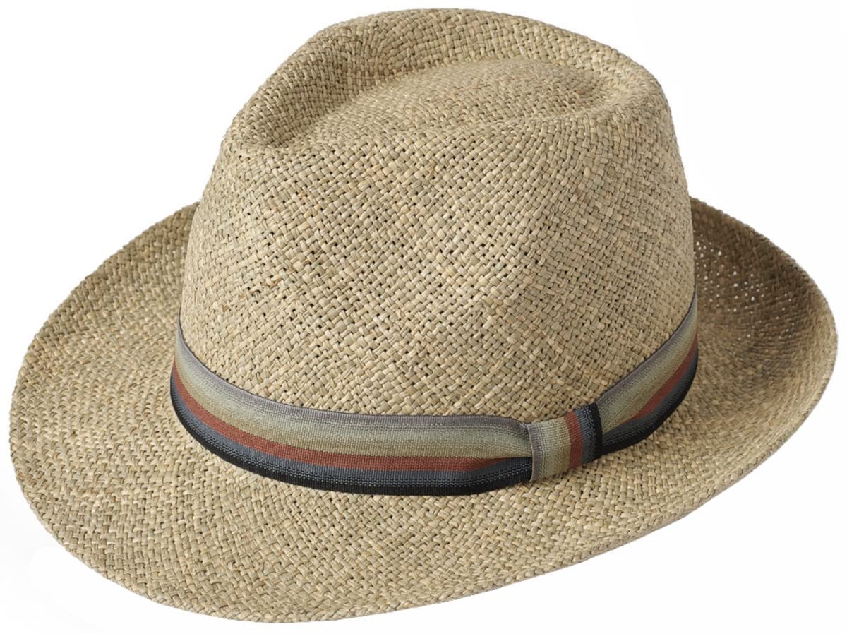 Failsworth Millinery Cuba Trilby in Seagrass, Size: Medium (57cm)