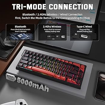 attack shark x 68 pro he ラピドリキーボード Ultralight 39g Carbon Fiber Mouse | 8K Wireless Gaming