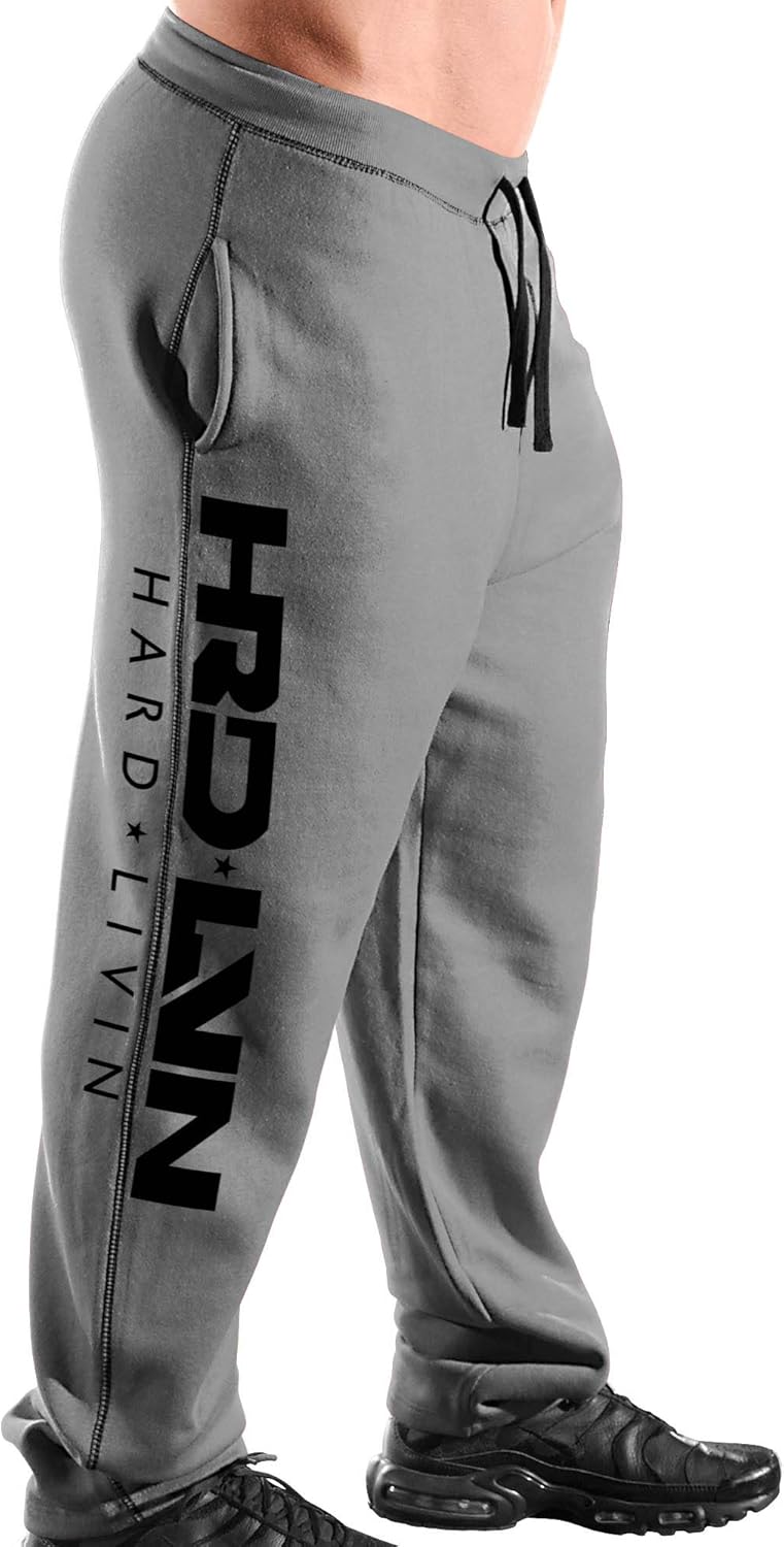 Monsta Clothing Co. Men's Bodybuilding Workout (ES: HRD-LVN) Gym Sweatpants