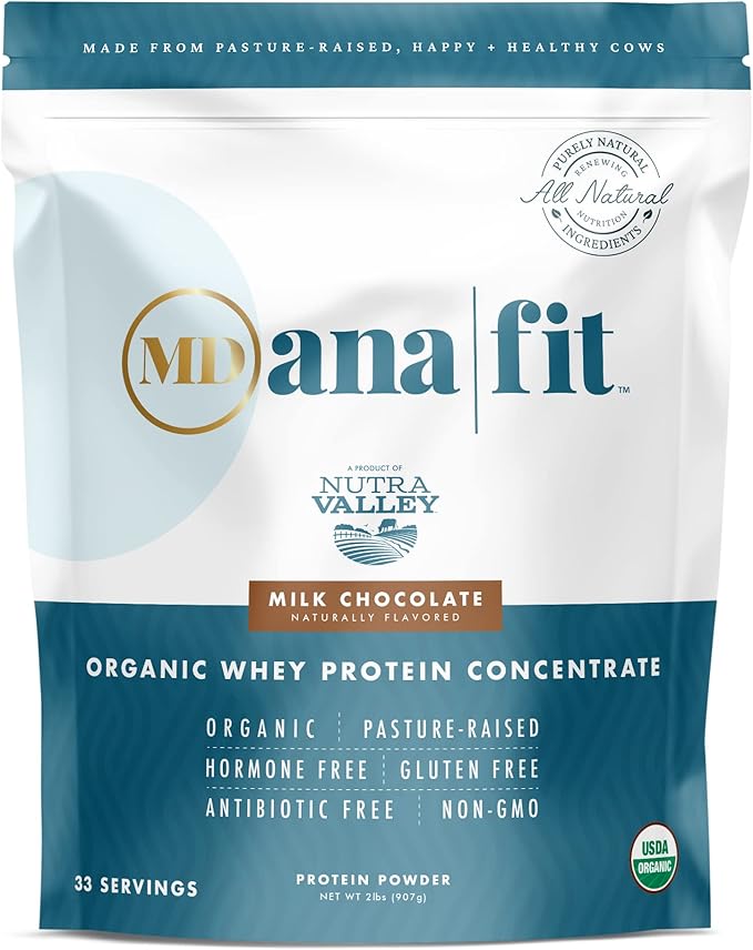 MD Ana Fit Organic Whey Concentrate Protein Powder