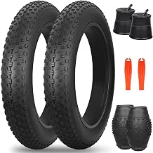 MEGHNA Fat Bike Tire 16/18/20/26 x 4.0 inch Electric Bike Tire Fat High Traction Replacement All-Terrain for Fat Bike E-Bike