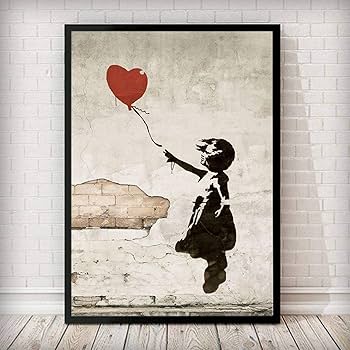 最終価格【BANKSY ART CANVAS バンクシー風船のアートキャンバス】 最終価格【BANKSY ART CANVAS バンクシー風船のアートキャンバス】