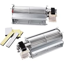 Replacement Fireplace Blower for Kozy Heat Z42 SP36 Gas Fireplace Insert, 600-1 Fireplace Blower Fan for Kozy Heat Fireplaces, Left + Right Blower Motor Replacement Bundle