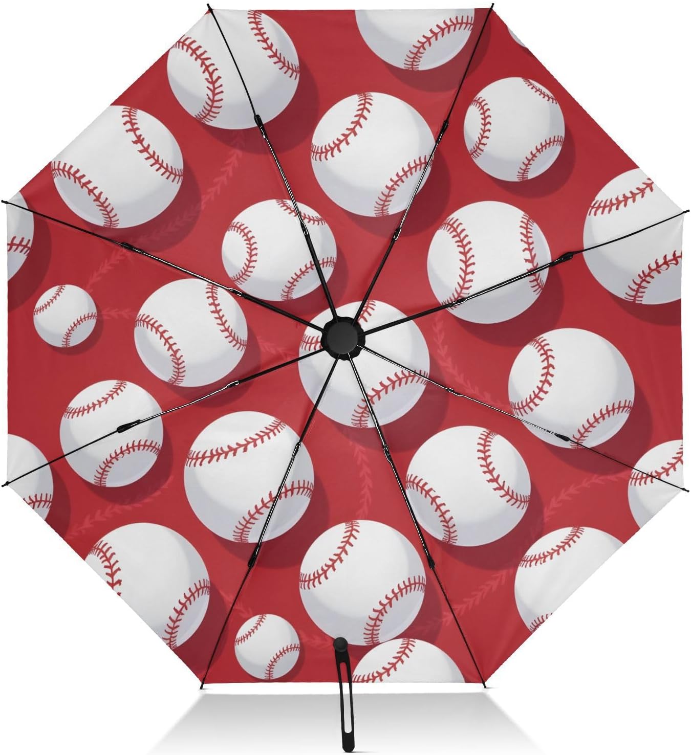 JIPONI Windproof Travel Umbrellas 02 - Large Compact Umbrella for Rain & Sun, Automatic Anti-UV Protection and Light Folding for Backpack & Car