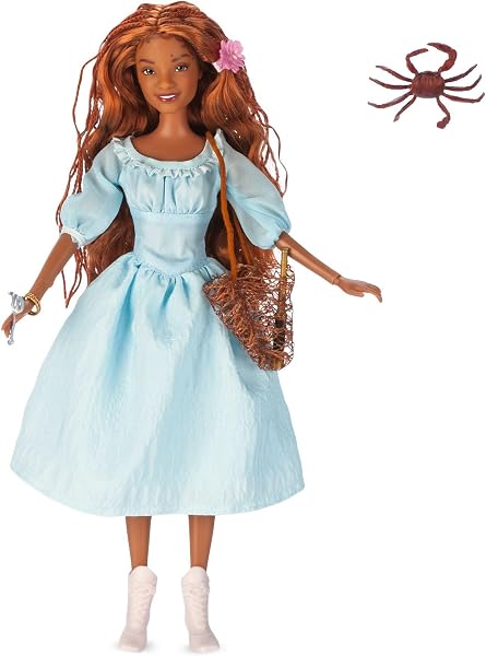 Disney Store Official - Arielle, die Meerjungfrau - Arielle - Disney Story Kollektion - Puppe - 28 cm/11" - Mit Fabius, 2 Outfits, Accessoires, Mal- und Spielset - Ab 3 Jahren geeignet - 5