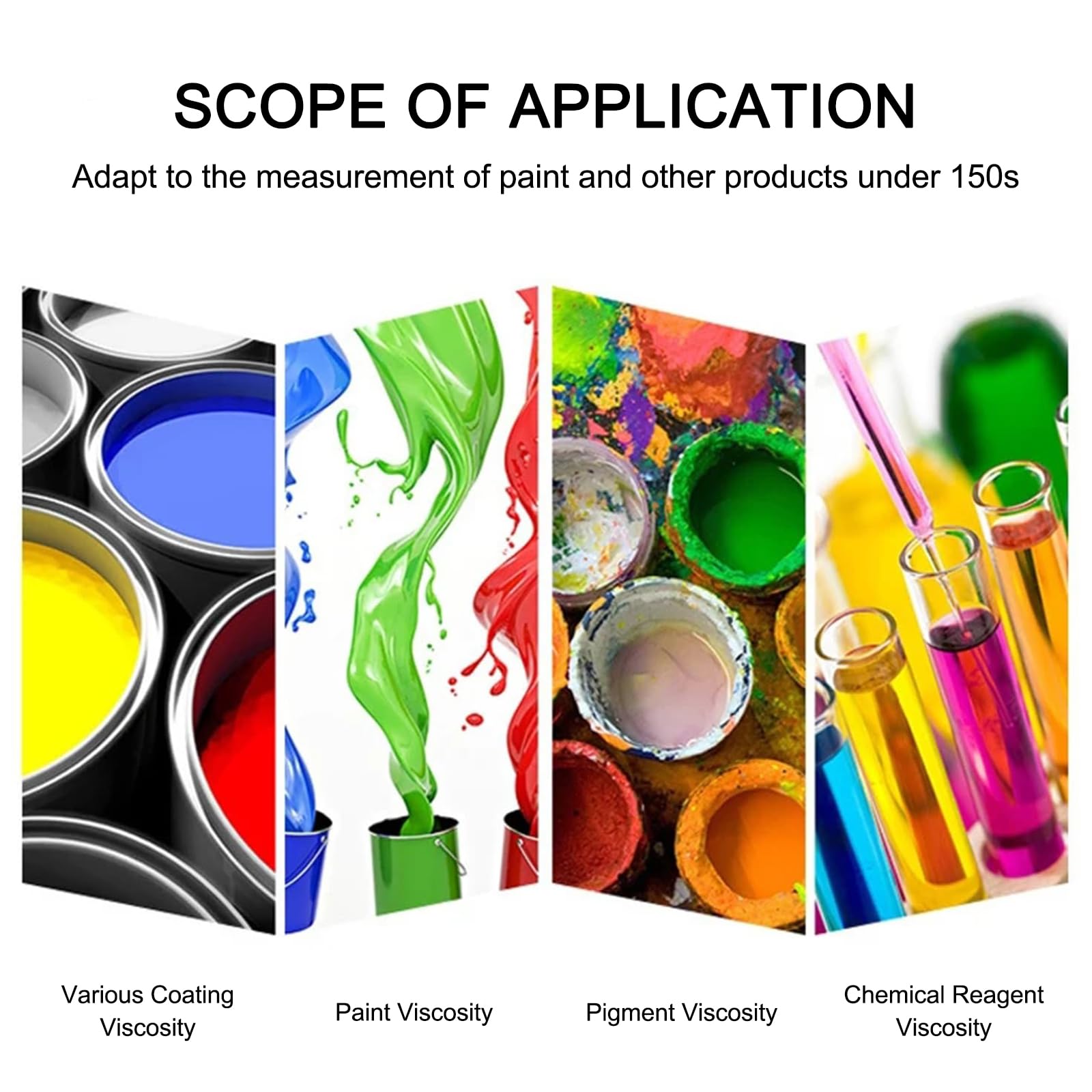 HMWOKPOT 100ML Viscosity Cup, Paint Viscosity Cups Immersion Viscosity Measuring Cup 4# - Stainless Steel & Copper