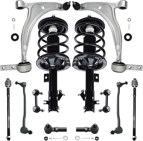 Miniatura 275 de Detroit Axle - Kit de puntales delanteros de 6 piezas para Chevrolet Aveo Aveo5 Pontiac G3 Wave, barra estabilizadora, varillas de acoplamiento