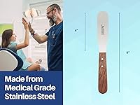 Vista 7 de ARTMAN INSTRUMENTS Espátula de laboratorio dental – 8 pulgadas 11R recto juego de 3 – herramientas de mezcla de yeso y alginato de acero inoxidable